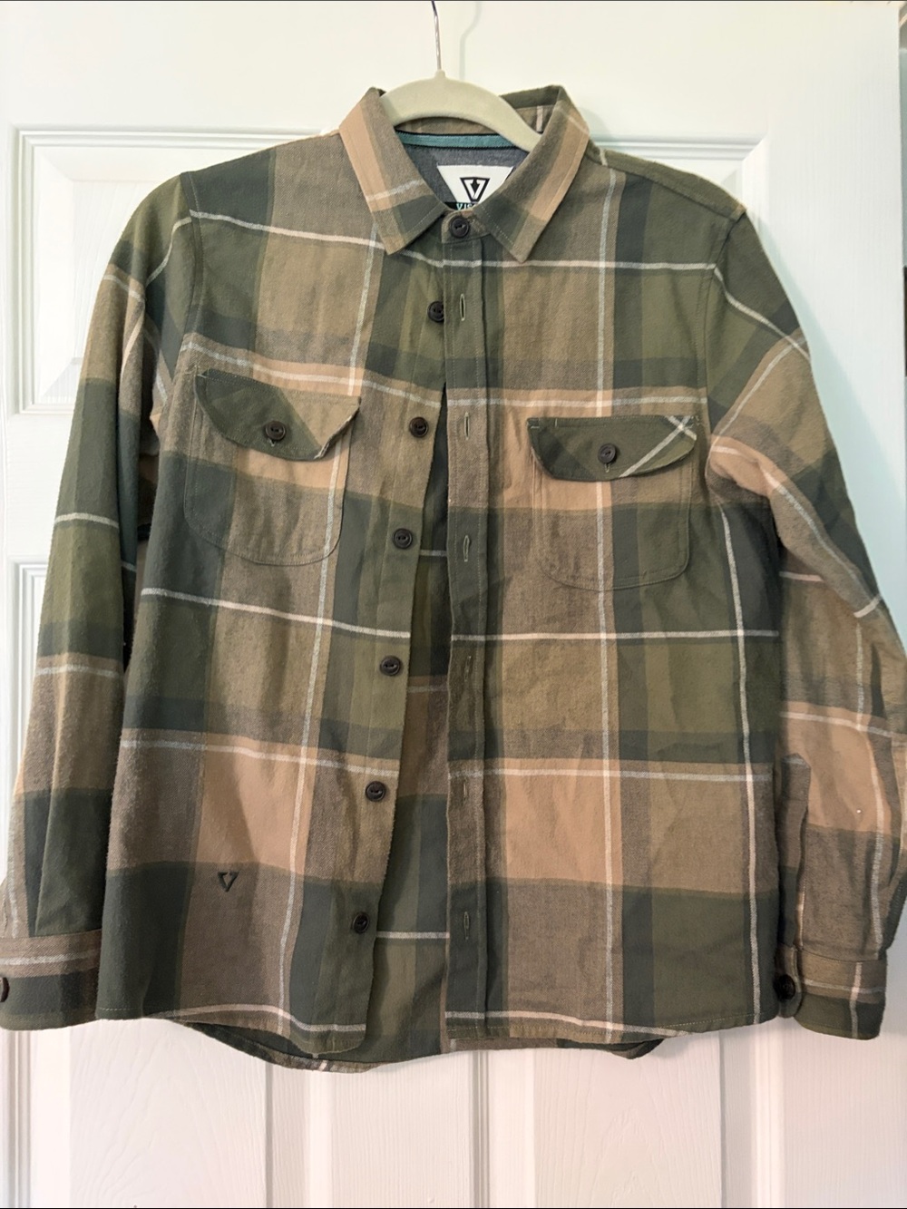 Boys flannel shirt vissla size large